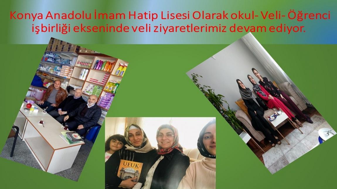  Konya Anadolu İmam Hatip Lisesi Olarak okul- Veli- Öğrenci işbirliği ekseninde veli ziyaretlerimiz devam ediyor
